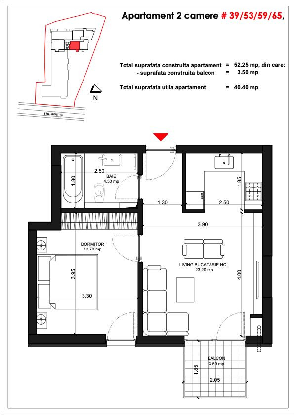 Unirii Fantani - str Justitiei 57- Apartamente smart home - Bloc nou 11