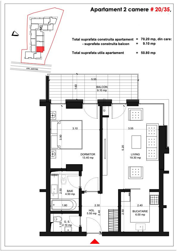 Unirii Fantani str. Justitiei 57 - Proiect premium Apartamente Smart Home  4