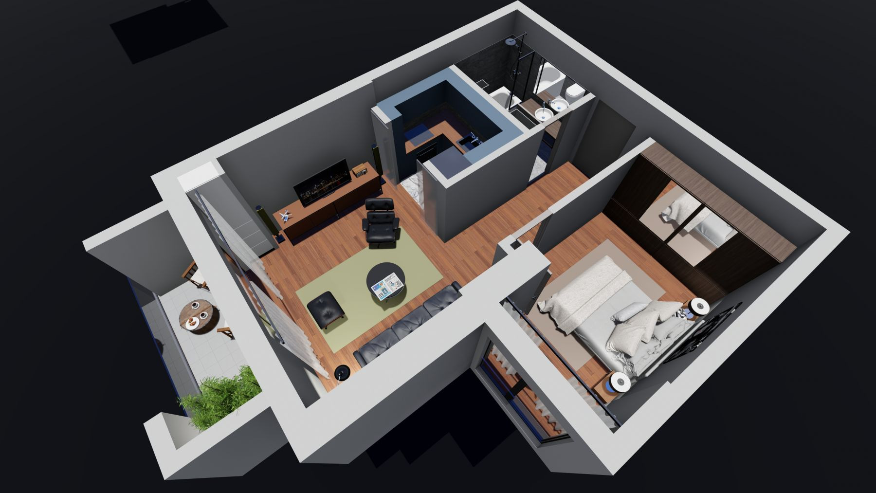 Apartamente - Str Justitiei 57  Compartimentari Inteligente - Smart Home 3