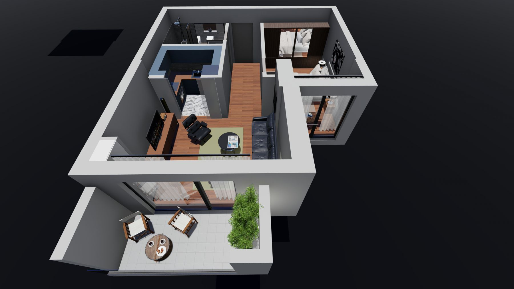 Apartamente - Str Justitiei 57  Compartimentari Inteligente - Smart Home 4