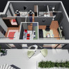 Unirii Fantani Justitiei 57 apartament cu terasa 140mp thumb 4